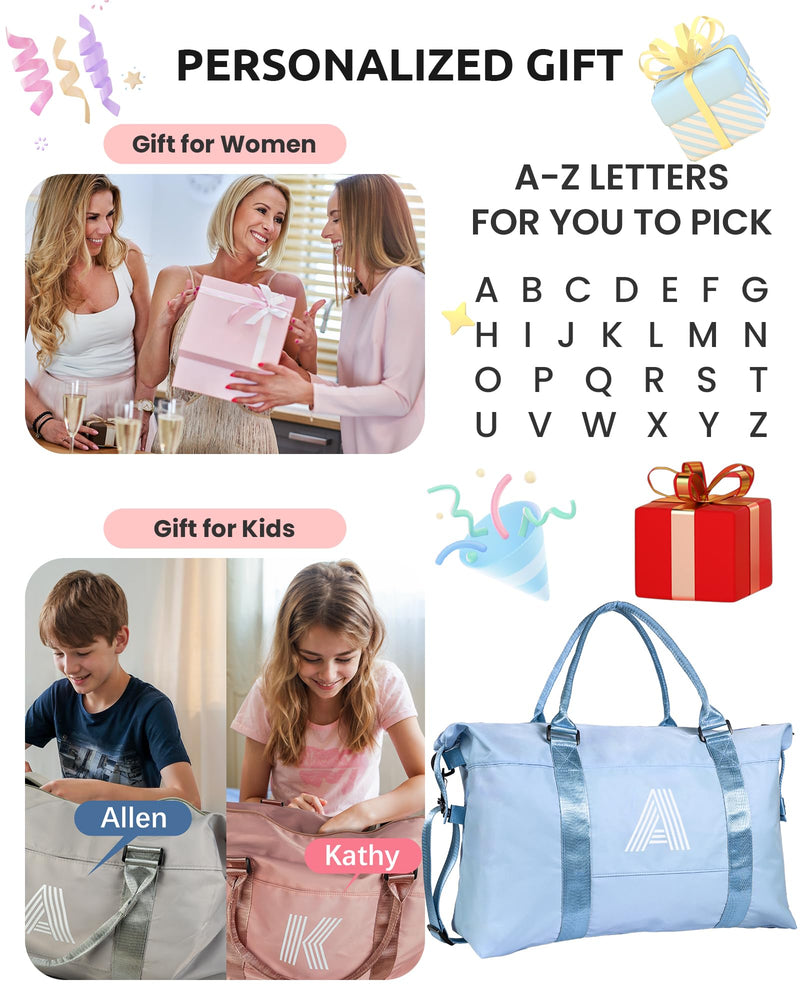 2PC Initial Travel Duffel Bag