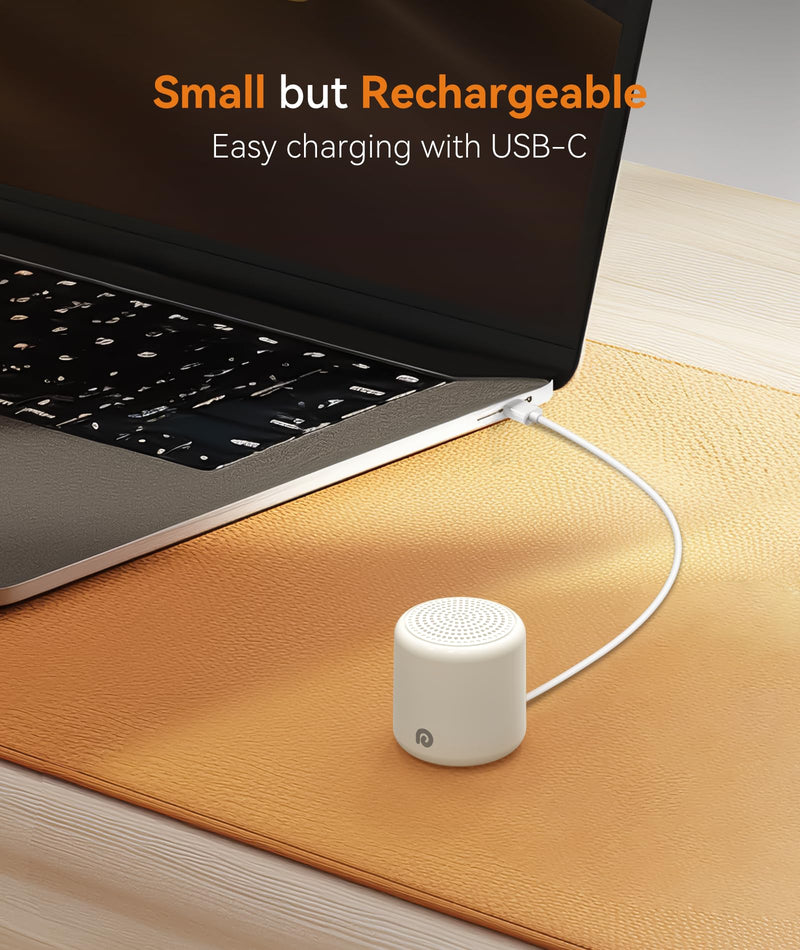 [Australia] - Dreamegg White Noise Sound Machine - Portable Sound Machine for Baby Adults, Travel Sound Machine for Sleep, 16 Nature Sound, Timer, White Noise Machine for Sleeping Office Privacy Home Gift Cream 
