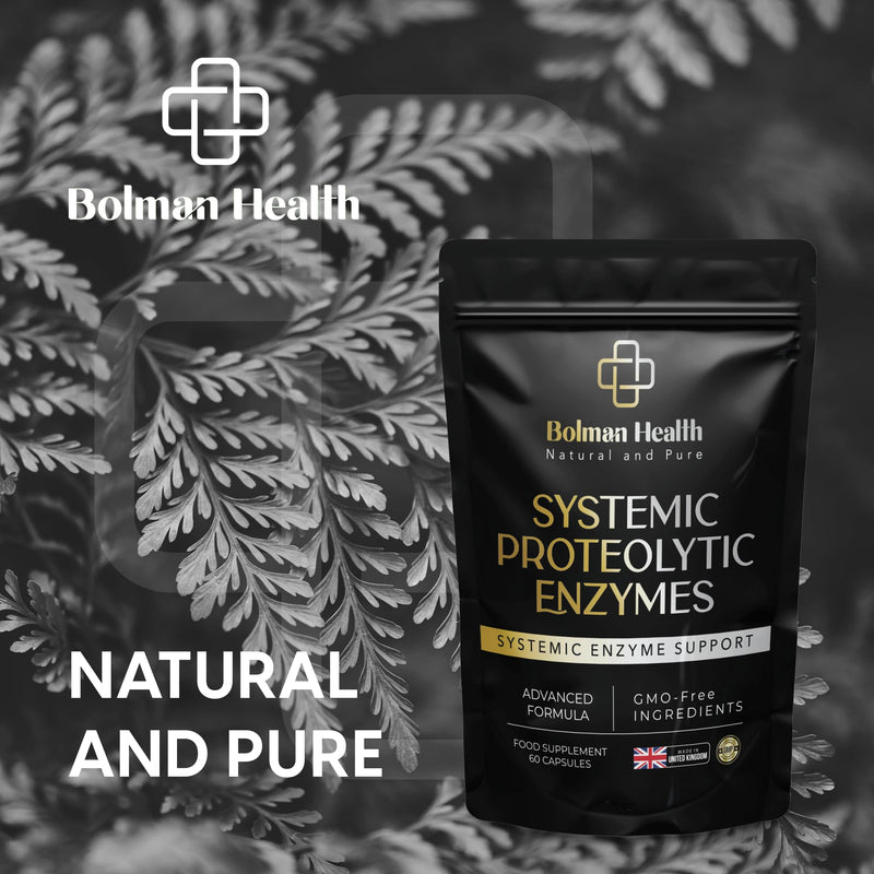 Systemic Proteolytic Enzymes | Advanced Enzyme Complex | Supports Digestion, Circulation & Immune Function | 60 Vegan Capsules | Non-GMO | Gluten-Free Enzyme Supplement 60 count (Pack of 1)