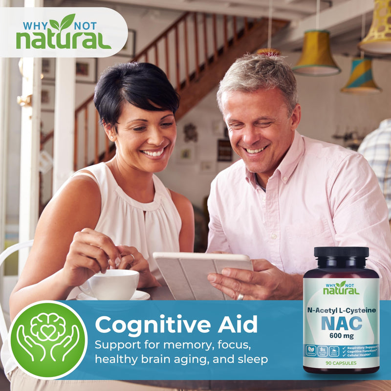 [Australia] - NAC Supplement 600 mg, N-Acetyl Cysteine Capsules, Pure N-Acetylcysteine, No Filler 