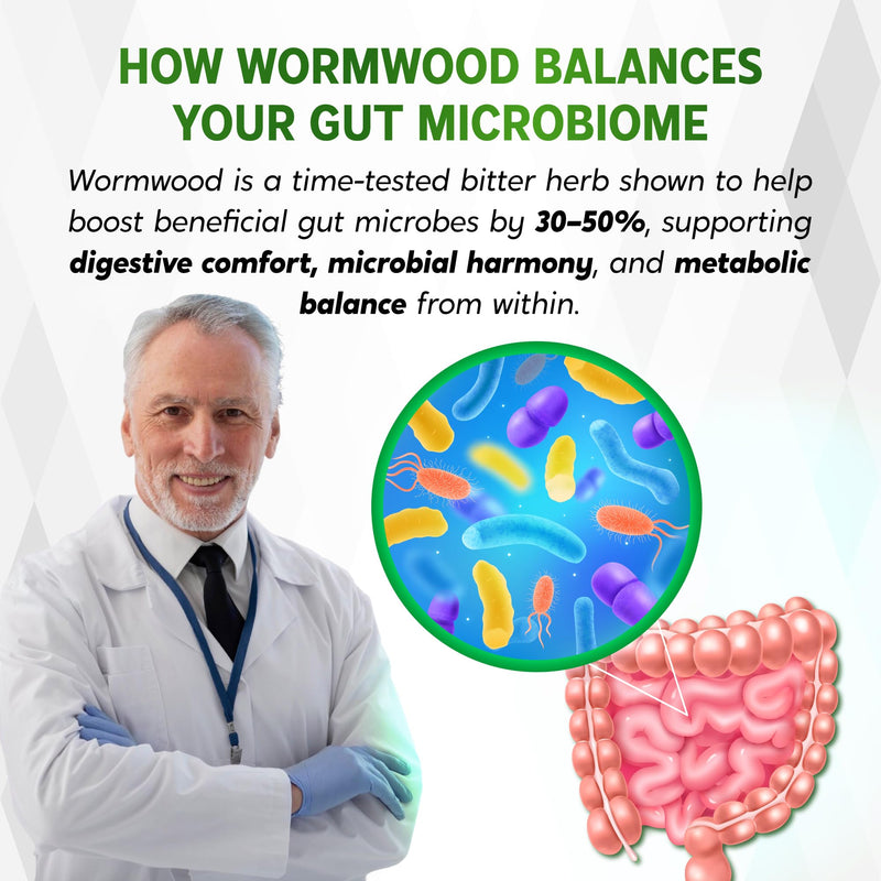 [Australia] - Wormwood 8,700 mg ‚Äì High Potency with Black Walnut, Berberine, Whole Cloves, and Ginger ‚Äì Digestive Health Support ‚Äì 150 Count ‚Äì Made and Tested in The USA 150 Count (pack of 1) 