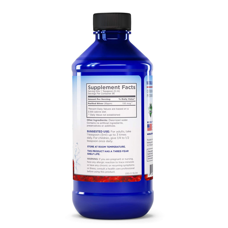 [Australia] - Silver Biotics 30 PPM Extra Strength Daily Immune Support Supplement with Silversol Technology | The Perfect Daily Defense Boost for Your Immune System | 16 Fl Oz 