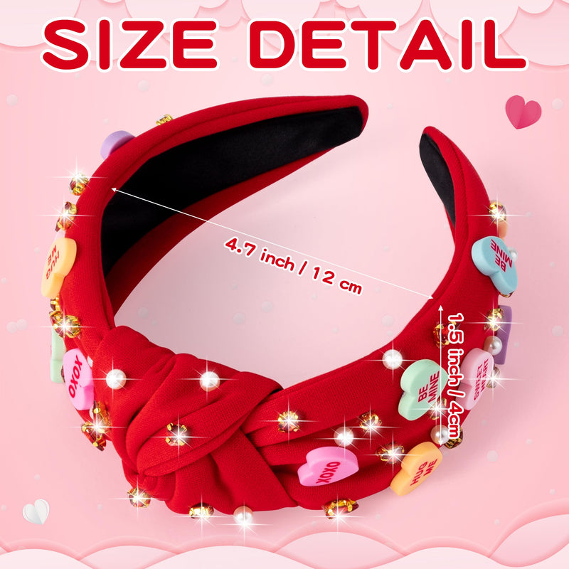 Y1tvei Valentine's Day Galentine's Day Pink Red Gift Canvas Cosmetic Pouch Headband Set Include Makeup Bags Heart Sunglasses Stockings Hair Ties Bracelets Greeting Cards Party Accessory Gift for Lover