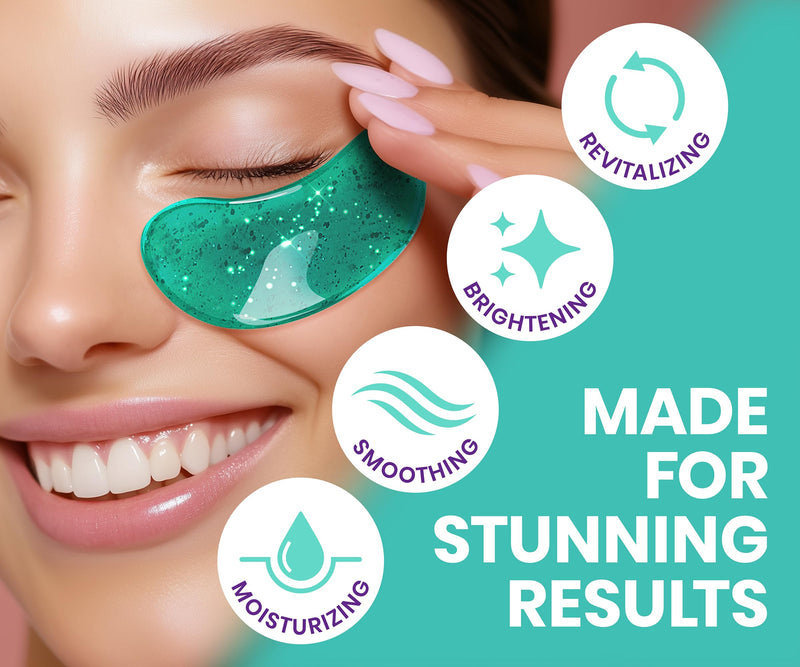 Stylia Under Eye Patches for Puffy Eyes and Dark Circles (6 Pairs) - Marine Collagen Under Eye Mask with Retinol, Vitamin C, Hyaluronic Acid, Pearl Extract - Eye Masks for Dark Circles and Puffiness Retinol 6 Pairs