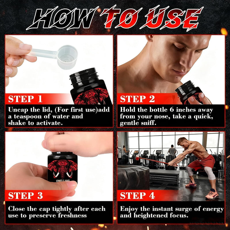 [Australia] - Salts for Athletes-for Powerlifting, Hockey, Football and More,Activate Before Smelling,Instant Energy, Focus and Motivation(Sealed Oni 1PACK) 
