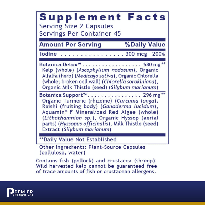 [Australia] - Premier Research Labs XenoStat - Thyroid Supplement, Thyroid Support for Women & Men, Iodine Supplement, Hormone Support, Thyroid Support Complex Supplement - 60 Capsules 
