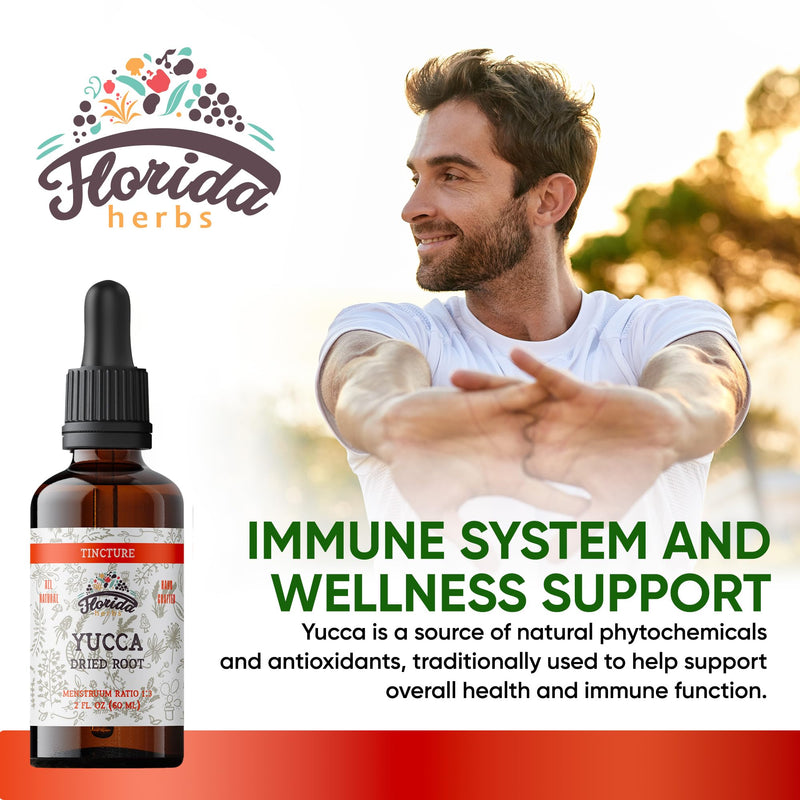 [Australia] - Yucca Tincture, Organic Yucca Extract (Yucca Glauca) Dried Root Herbal Supplement, Non-GMO in Cold-Pressed Organic Vegetable Glycerin, 700 mg, 2 oz (60 ml) 2 Fl Oz (Pack of 1) 