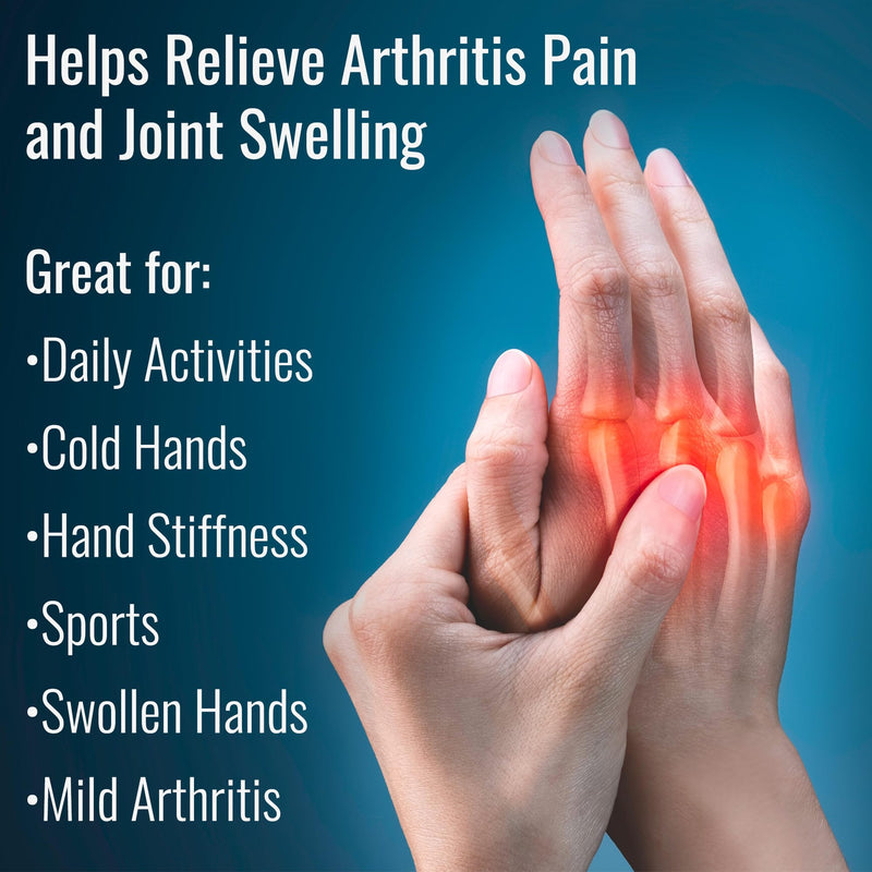 [Australia] - Arthritis Compression Gloves for Pain Relief, Reduces Swelling & Stiffness, FSA & HSA Eligible, Fits Men & Women, Joint Pain Relief, Medium 