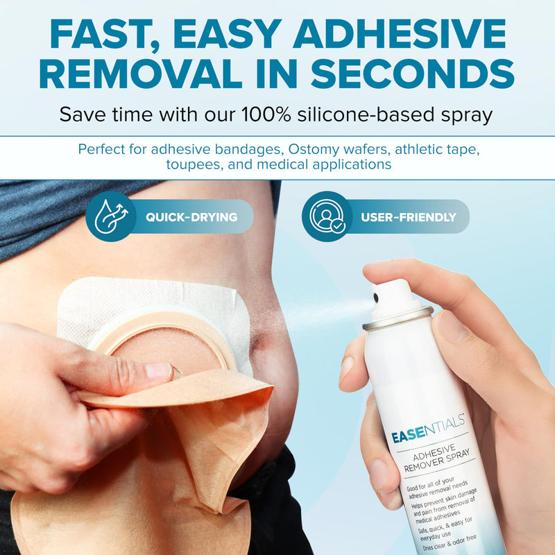 [Australia] - Ultimate Hassle-Free Medical Adhesive Remover Spray ‚Äì 100% Silicone-Based Formula - Quick Drying, Odorless, Minimal Residue Skin Adhesive Remover - No-Sting for Sensitive Skin & Everyday Use - 80ml (2 PACK) 80 mL 