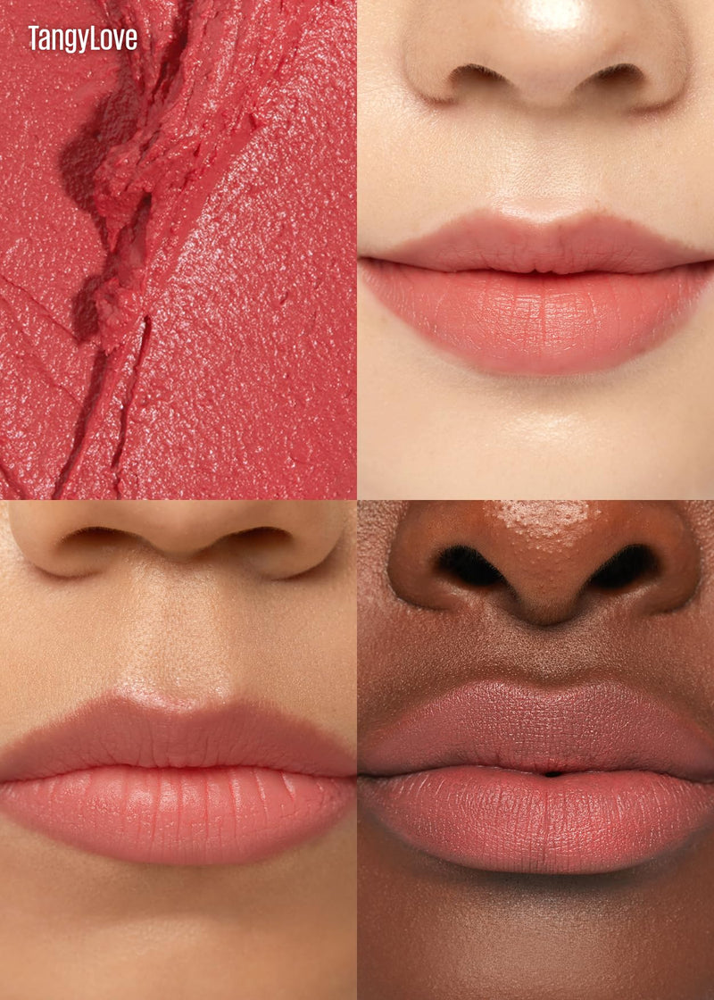 Kaja Love Blur Lip Balm - 03 Tangy Love | Soft & Comfort Semi-Matte Blurring Daily Color | Shea Butter, Avocado Oil, Citrus Unshiu Peel Extract, Vitamin E Infused, Christmas Gift, 4g / 0.14oz.