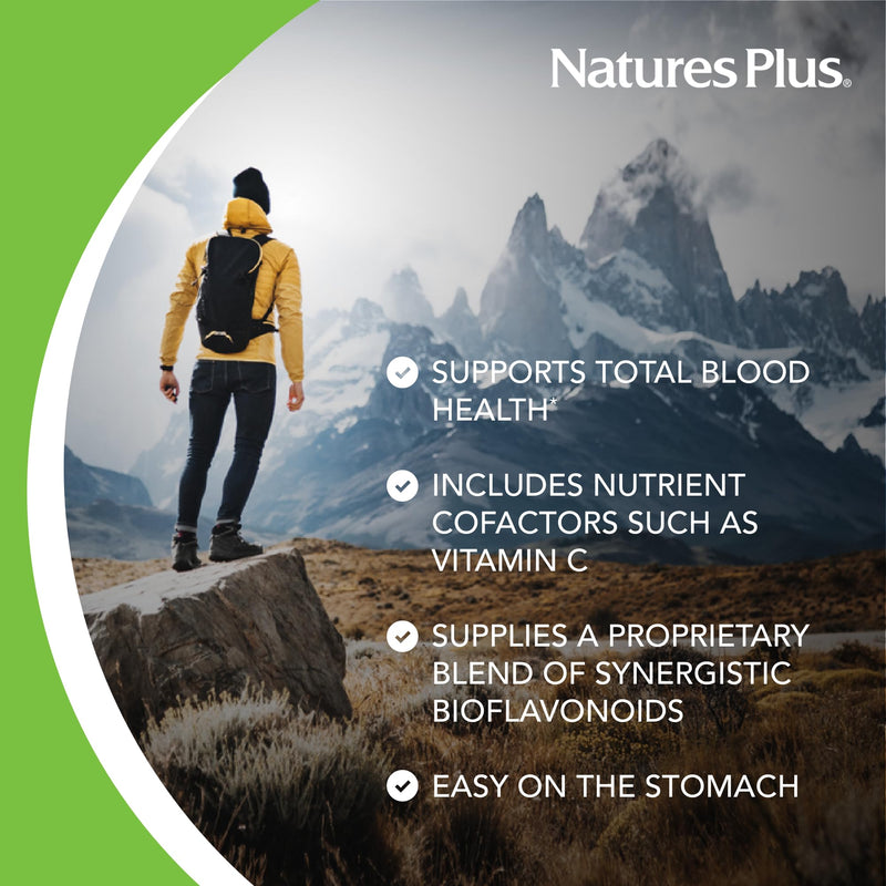 [Australia] - NaturesPlus Hema-Plex Iron - 60 Fast-Acting Softgels - 85 mg Elemental Iron + Vitamin C & Bioflavonoids for Healthy Red Blood Cells - Vegan, Gluten Free - 20 Servings 1 