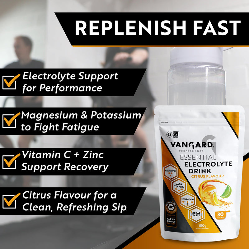 Vangard Creatine & Electrolytes Bundle - Micronised Creatine Monohydrate Powder with Electrolyte Hydration Drink for Strength, Performance, Recovery & Daily Hydration