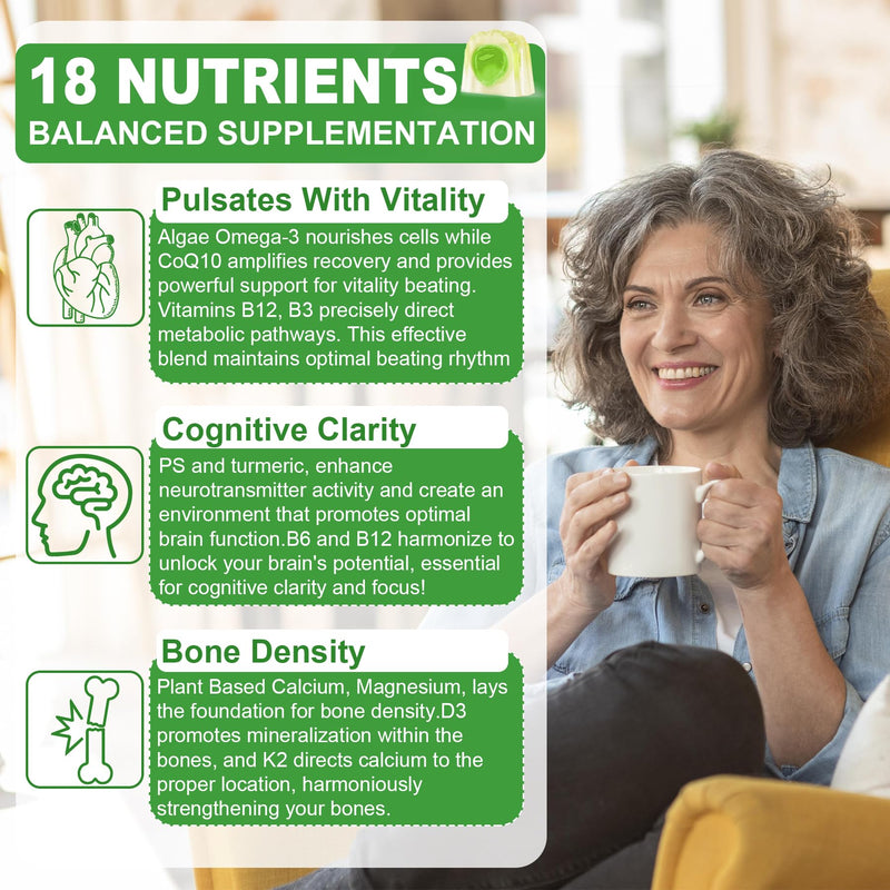 NEVISS Bundle - Women&Men 50+ Multivitamin 1 Pack + D3 5000IU K2 120mcg
