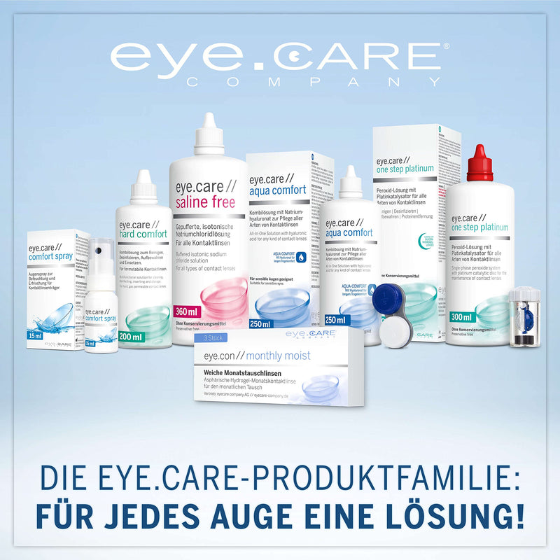 [Australia] - eye.care Cleaner lens cleaner for hard and soft contact lenses - alcohol-based - premium lens fluid for additional intensive cleaning of all contact lenses 40ml 