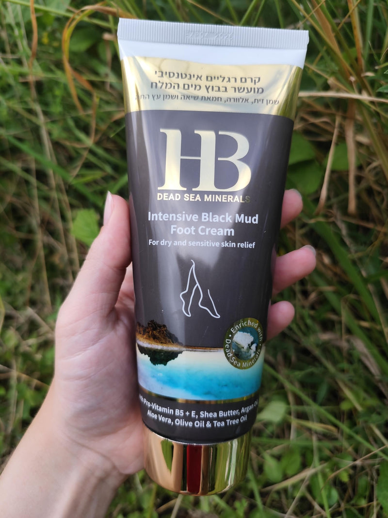 [Australia] - Black Mud Foot Cream Moisturizer 200ml Health & Beauty Dead Sea Minerals Intensive 