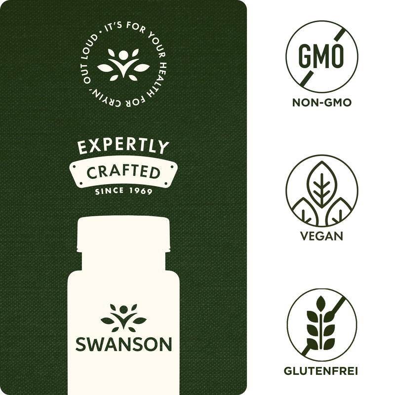 [Australia] - Swanson, Kelp, with natural iodine, 250 vegan capsules, high dosage, laboratory tested, vegetarian, soy-free, gluten-free, non-GMO 
