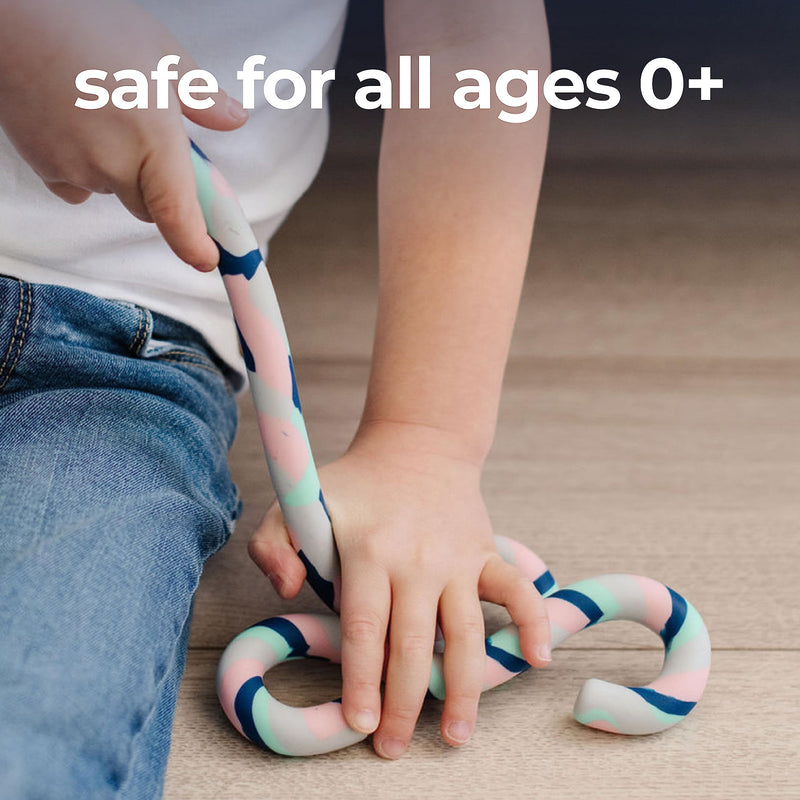 [Australia] - S-Chidget - Chewy Sensory Fidget and Oral Motor Therapy Tool for Kids with Special Needs - Chew Toy for Kids with Sensory Issues - Toddler Chewy Sensory Toy - (Pack of 2) 