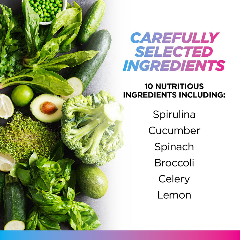 [Australia] - Livingood Daily Greens Capsules (120 Vegetarian Capsules) - Super Greens Supplement with Spirulina, Chlorella, Broccoli, Spinach for Energy, Digestive, & Gut Health - Fruit & Vegetable Supplements Greens Capsule 