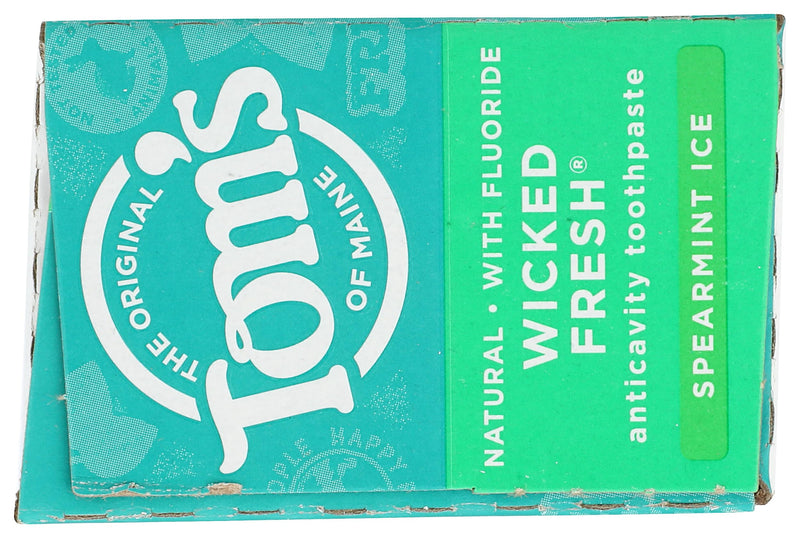Toms of Maine Wicked Fresh Spearmint Ice AC Toothpaste, 4 OZ