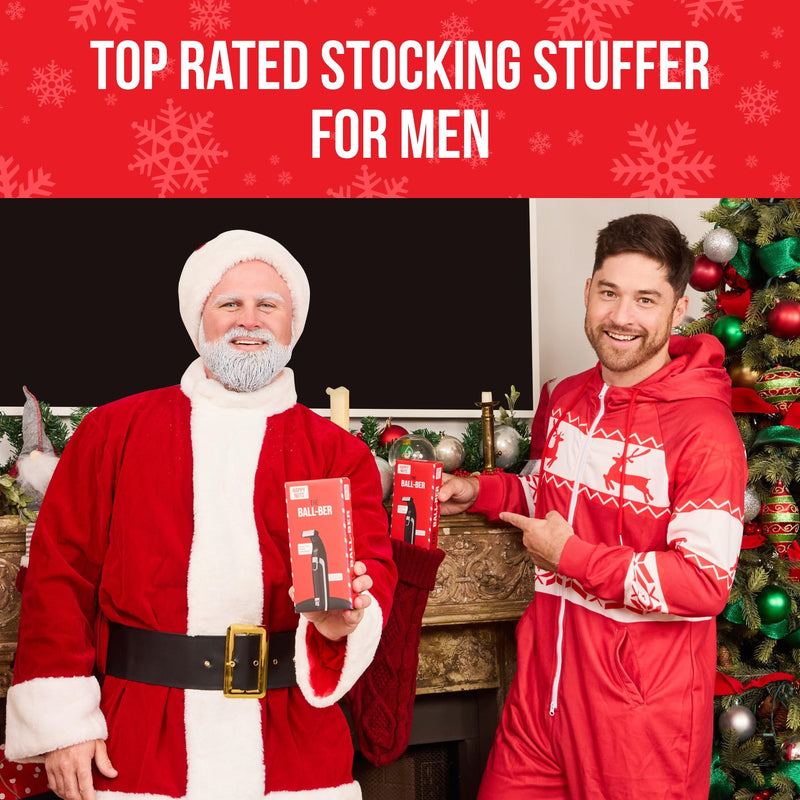 [Australia] - HAPPY NUTS The Ballber™ Electric Body Hair Trimmer for Men - Mens Body Groomer Kit for Privates - IPX7 Waterproof Shaver for Hard to Reach Areas 