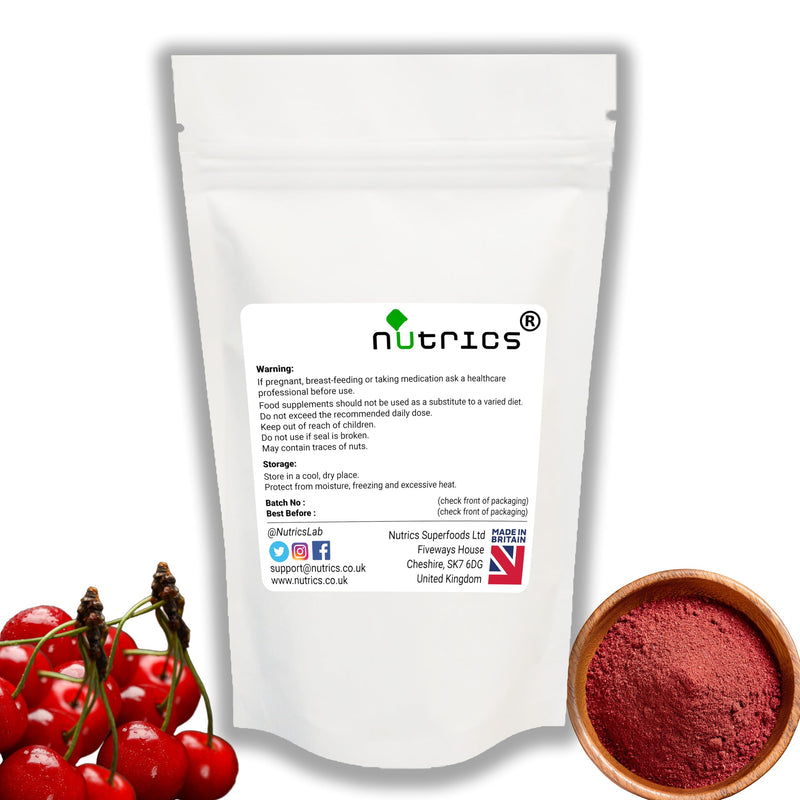 50g Montmorency Tart Cherry Extract Powder 5% Proanthocyanadins - 100% Pure - No fillers Binders or Bulking Agents 50