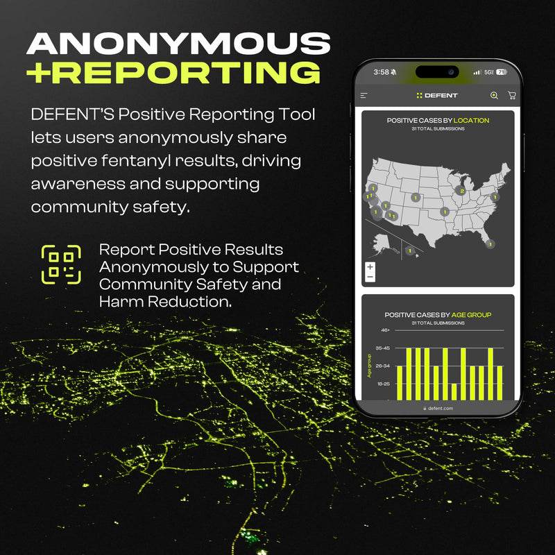 [Australia] - DEFENT All-in-One Fentanyl Detection Device - Single-Use, Patented Drug Test Tech for Instant, On-The-Go Detection at Festivals, Concerts, Parties, Colleges & Home - Alternative to Test Kit & Strips 1 