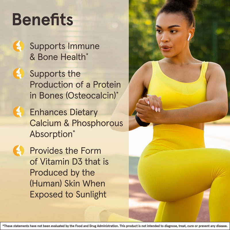 Jarrow Vitamin D3 Supplements 62.5 mcg (2,500 IU), 100 Softgels | Vitamin D Supplement For Bone Health, Immune Support & Calcium Metabolism Support, Gluten Free, D3 Vitamins, 100 Servings 100 Count (Pack of 1) 2500 IU