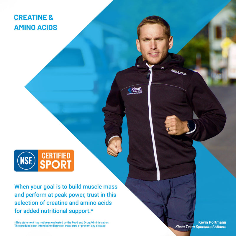 [Australia] - Klean ATHLETE Klean Creatine - Supports Muscle Strength, Performance & Recovery from Strenuous Exercise* - NSF Certified for Sport - 11.1 Ounces - Unflavored 