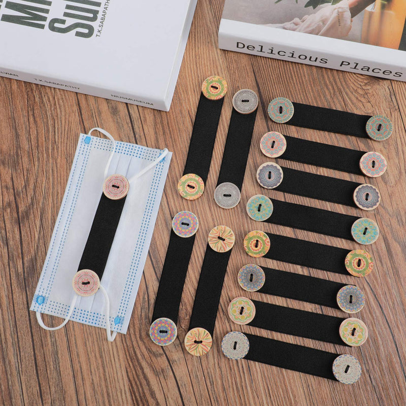 [Australia] - Ear Strap Extender Ear Strap Hook Ear Cord Extension Buckle Ear Protector Holder Hook Adjustable Anti-Slip Ear Pain Relieved for Relieving Long-time Wearing Ears' Pressure Pain (30 Pieces) 