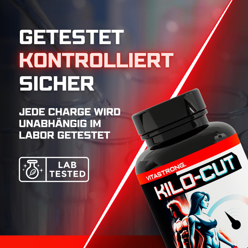 [Australia] - Kilo-Cut for Aesthetic Results, New Generation Solution - Synergy of Garcinia, Matcha, L-Carnitine, Choline, Glucomannan - 120 Tablets - Feel Lighter and More Energetic 