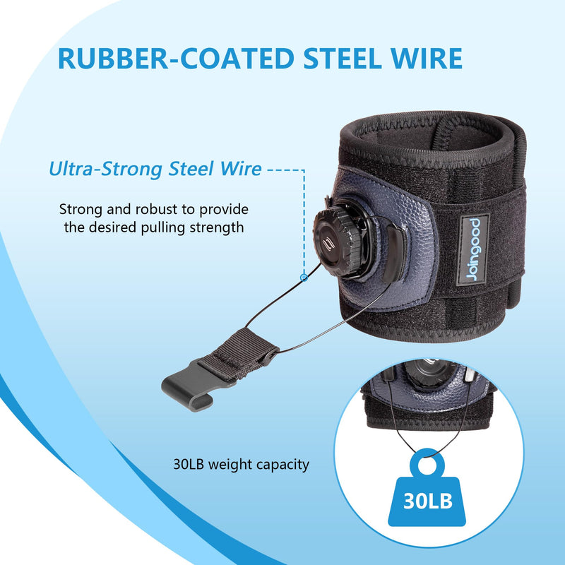 AFO Foot Drop Brace for Walking with Shoes, Drop Foot Brace with Reel-Adjust Dorsiflexion Assist, Adjustable Foot Brace for Drop Foot Support, Fits Left or Right Foot for Women Men (S/M) S/M With Knob