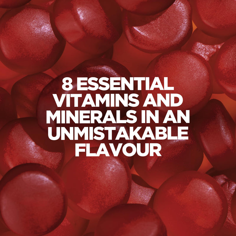 Myprotein Vimto Flavored Multivitamin Gummies - 60 Count, Daily Supplement, Essential Nutrients, Immune Support, and Energy Boost, Vitamin C, D, B6 and Natural Juice Concentration Grapes, Raspberries, Blackcurrents 60 count (Pack of 1)