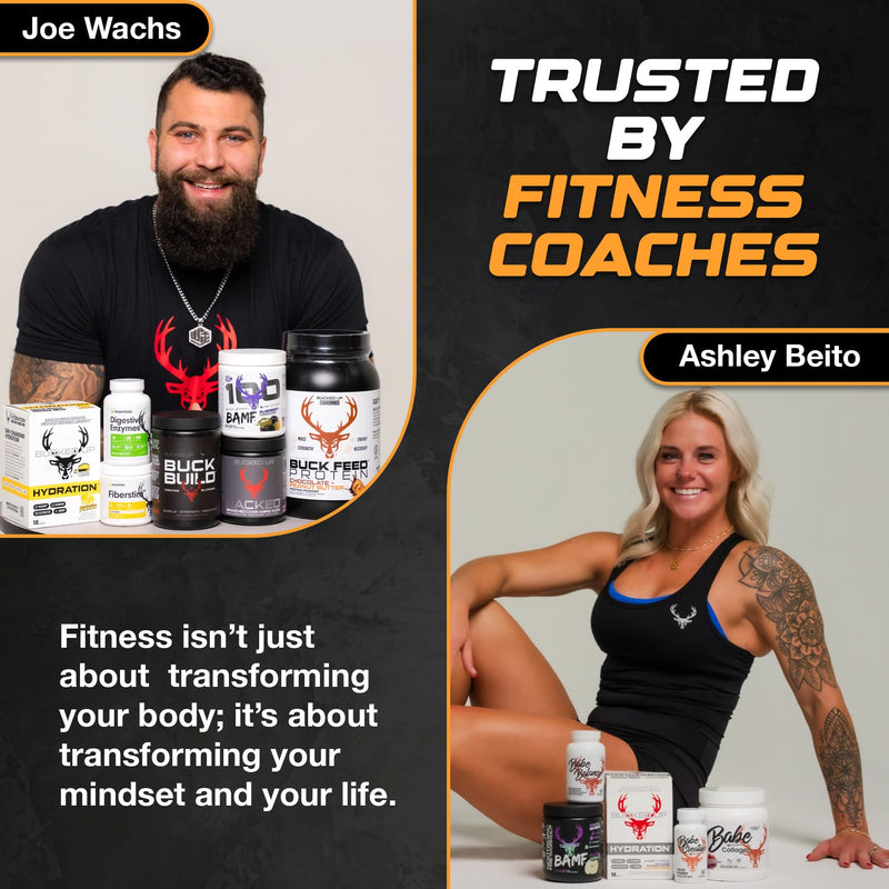 Bucked Up Woke AF Pre-Workout Powder | Performance Drink with Caffeine, Beta-Alanine, & L-Citrulline | Sugar Free, Paleo Friendly | Orange Cream Flavor | 40 Servings