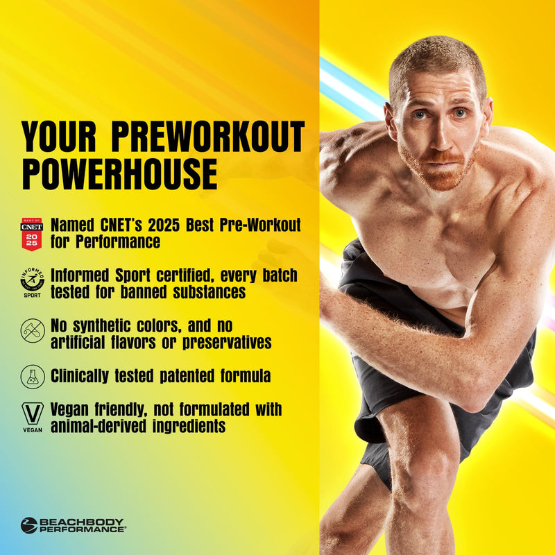 [Australia] - BODi Energize Pre Workout Powder - Beta-Alanine, Quercetin & Low-Dose Caffeine Formula for Enhanced Energy & Focus, Increase Energy & Endurance Supplement, Lemon Flavored, 40 Servings 8.5 Ounce (Pack of 1) 
