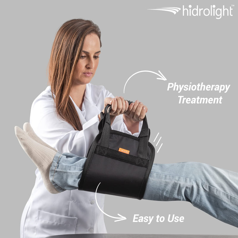 [Australia] - HIDROLIGHT - Padded Bed Transfer Lifting Belt - Safe and Comfortable Gait Belts for Seniors - Elderly Assistance Products, Medical Supplies, Health Care Products, Emergency Supplies - Black, One Size 