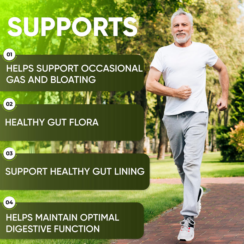 Complete Gut Health for Women and Men with Probiotic, Prebiotic, Postbiotic & Digestive Enzymes to Supports Digestive Lining Health,Digestion Health, Occasional Gas, and Discomfort.