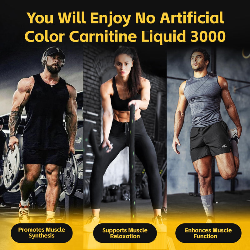 [Australia] - L Carnitine Supplement Liquid 3000, with BCAA Sports Supplements, Help Support Energy Boosts, Support Muscle, Efficient Formula with Acetyl Rapid Absorption, Sustained Energy, Sour Gummy Flavor 