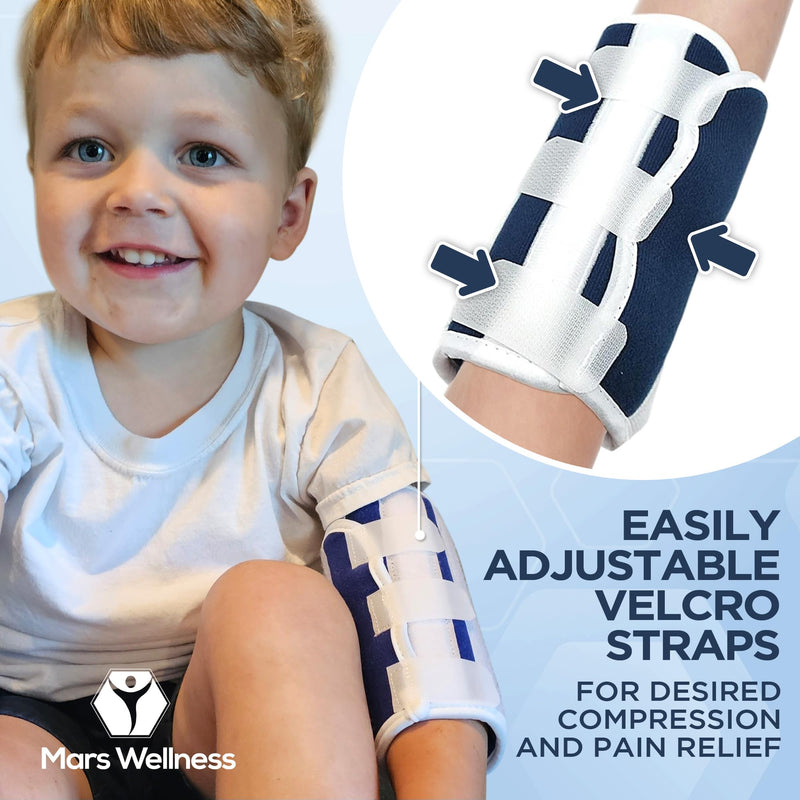 MARS WELLNESS Premium Pediatric Child Elbow Immobilizer Stabilizer Splint/Arm Restraint - Toddler/Kids