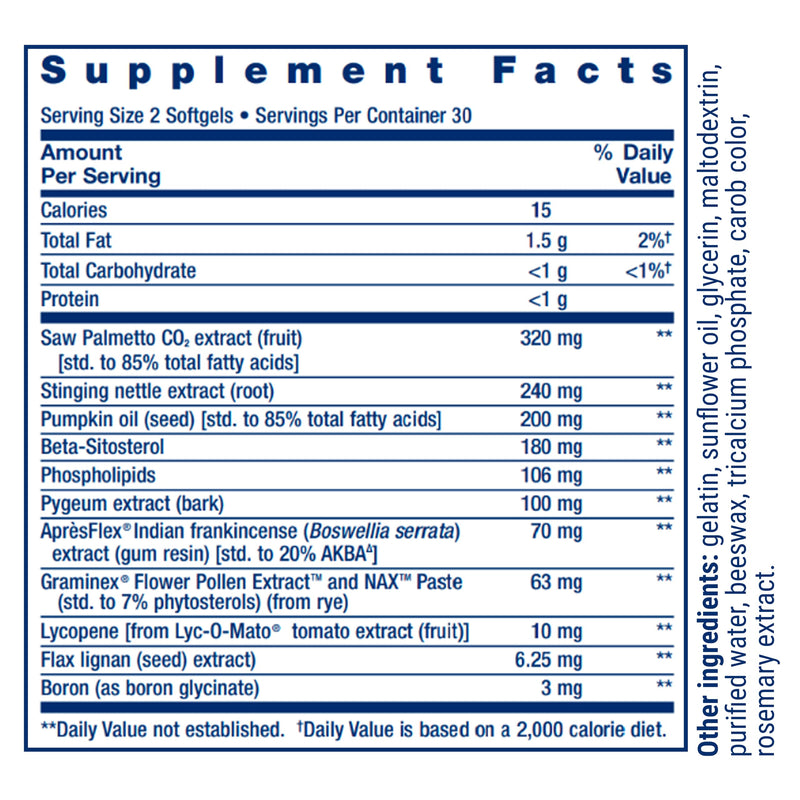 Life Extension, Ultra Prostate Formula, Saw Palmetto for Men, pygeum, stinging Nettle Root, lycopene, Prostate Health, Urination Flow, Psa, 60 Count Nutritional Supplement 60 Count (Pack of 1)