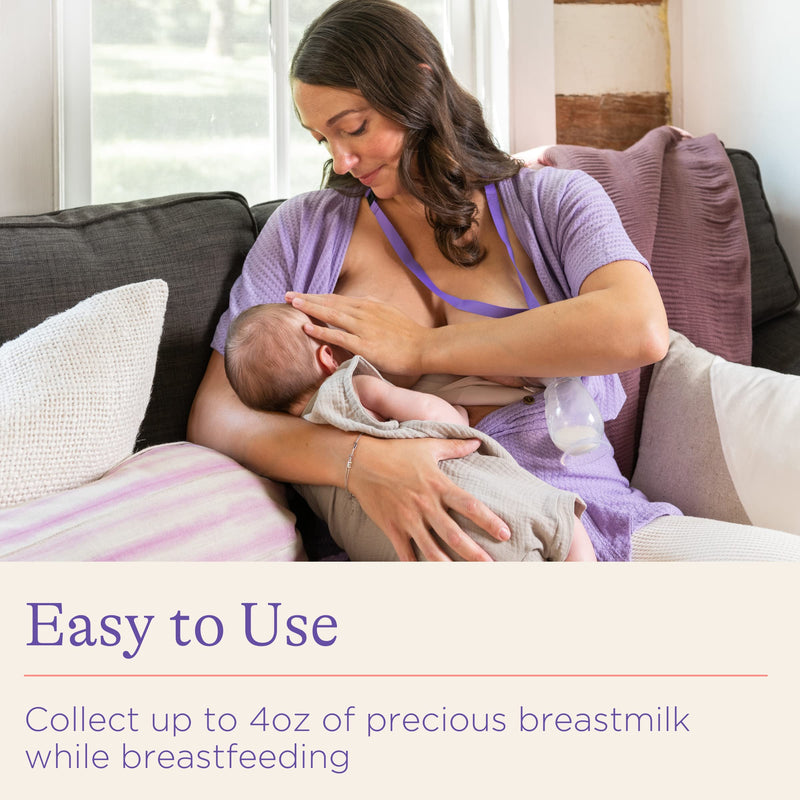 [Australia] - Lansinoh Silicone Breast Pump for Breastfeeding with Suction Base, 4 Ounces, Portable and Lightweight, Includes Neck Strap and Protective Lid, 1 Count 1 Count (Pack of 1) Manual Breast Pump 