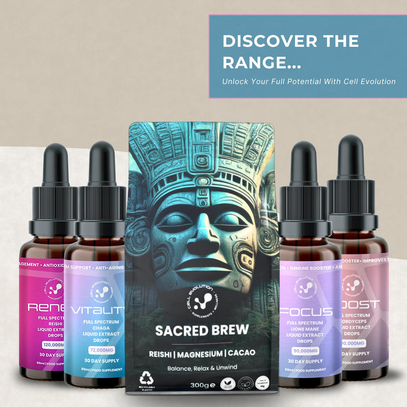 Chaga Full Spectrum Liquid Mushroom Drops Supplement, Super Strength 72,000mg (15:1), Immune Support & Anti Aging, Natural & Suitable for Vegans & Vegetarians