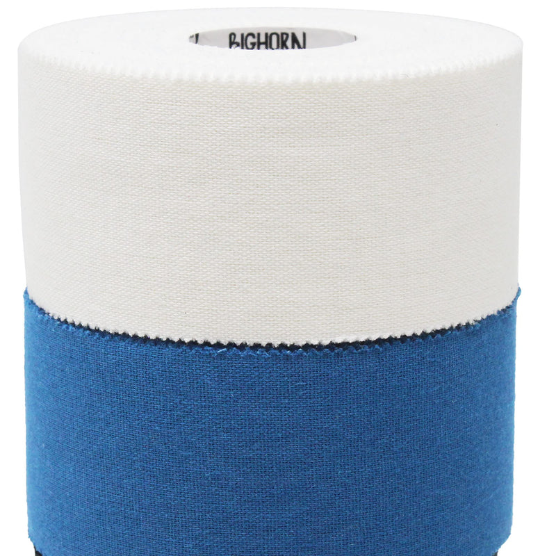 Bighorn Athletics Sports Tape & Medical Tape, Wrist Tape & Ankle Support Tape, EZ-Tear Zinc Oxide Infused Tape for Sensitive Skin, First-Aid Tape, 1.5-Inch x 45-Feet, 4 Rolls (Black, Blue, Red, White) Black, Blue, Red, White