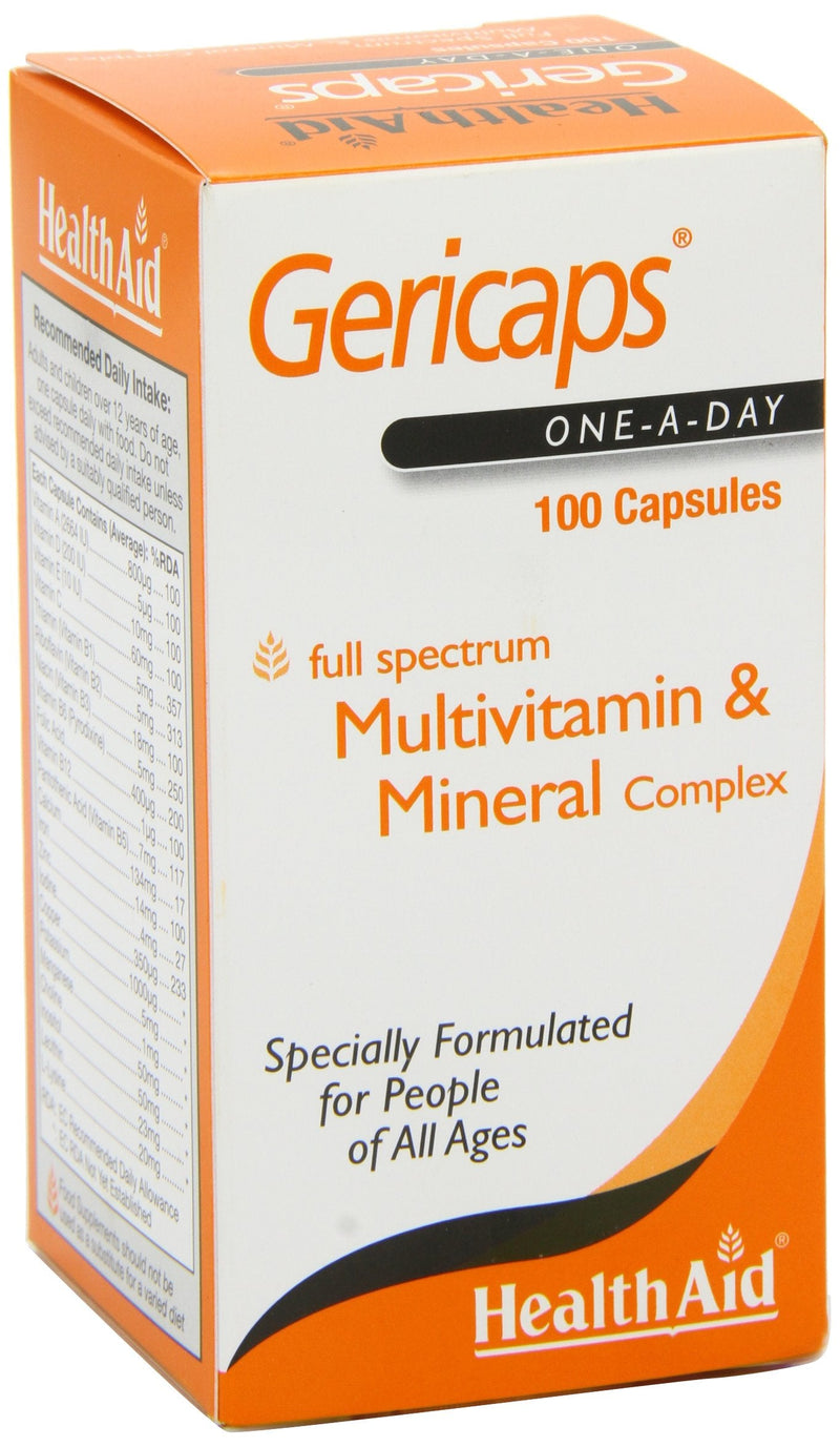 HealthAid Gericaps - 100 Capsules