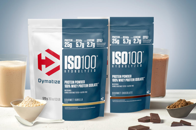 Dymatize ISO 100 Hydrolyzed Gourmet Vanilla 570g - Whey Protein Hydrolysate + Isolat Pulver 19 Servings