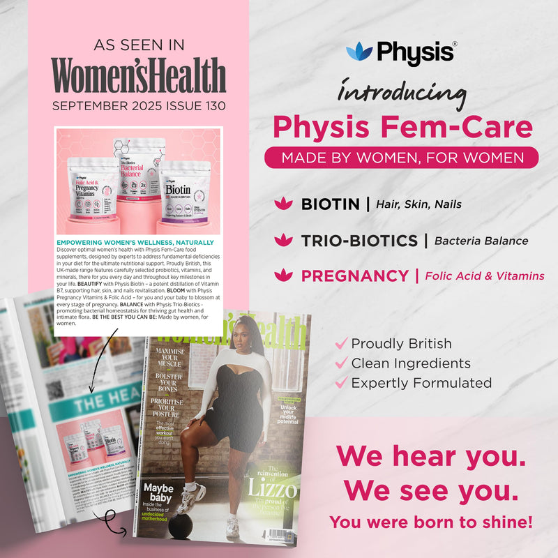 Physis Folic Acid Pregnancy Vitamins | Vegan Prenatal Vitamins for Women | Pregnancy Gummies with Folic Acid and B12 | Folate Vitamin Bs C D E K & Zinc | 60 Berry Soft Chews | Pregnancy Supplements