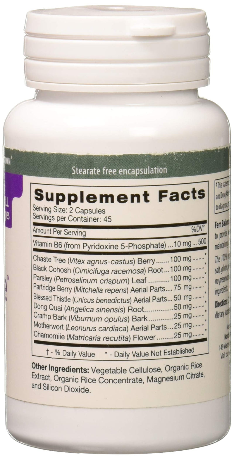 D'Adamo Personalized Nutrition Fembalance, 90 Count