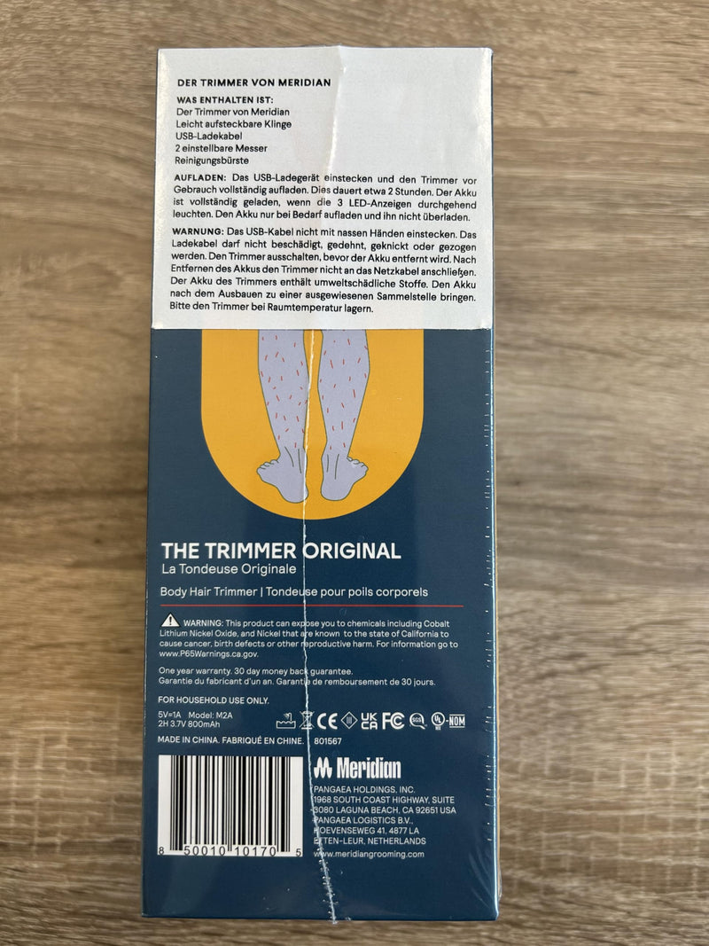 [Australia] - MERIDIAN intimate razor man, body groomer men, body razor men, body razor men, body groomer men, body trimmer men, manscape, trimmer, clipper & body hair trimmer Onyx Original Black 