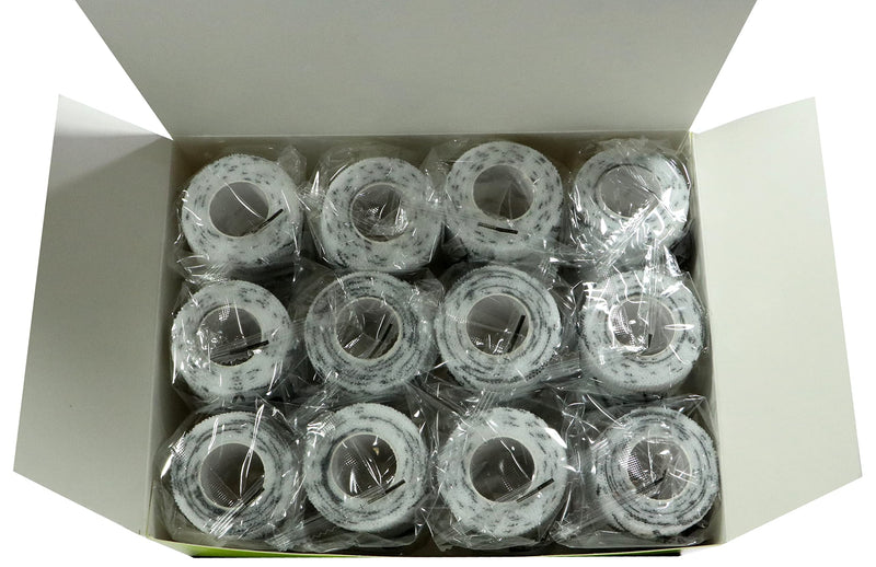 Alpha Wrap Athletic Tape Box - Pre Wrap Tape for Shin Guards, Soccer Tape Sports Wrap Set 12 Pack White