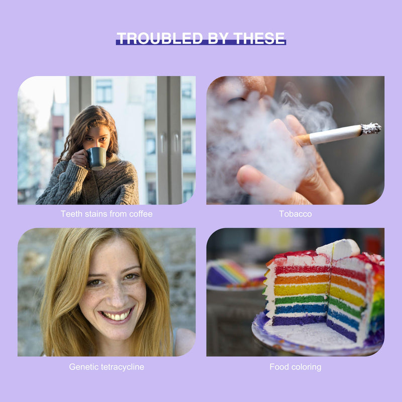 [Australia] - Teeth Whitening Kit with LED Light Pro Teeth Whitener Combo for Efficient Sensitive Teeth Whitening, 4 Teeth Whitening Gel Pens & 2 Mouth Trays 