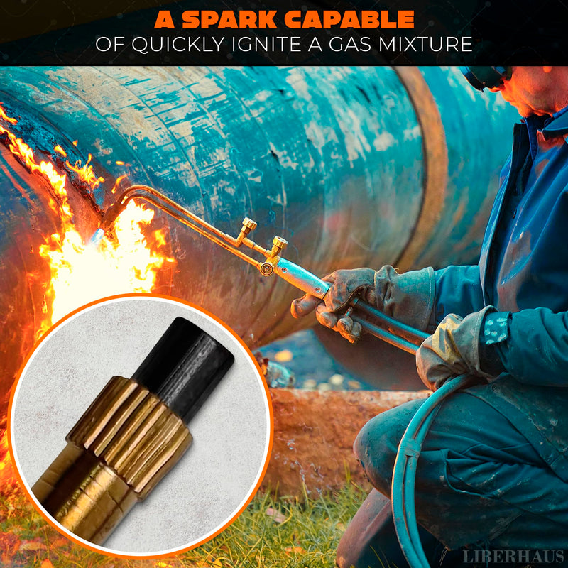 [Australia] - 25Pcs Flint Strikers Fire Starter Survival Tool - Single Flint Lighter Flint Refills Small Torch Replacement Flints for Lighters Flint Spark Igniter - Sparker Flints for Clipper Lighters Fire Striker 